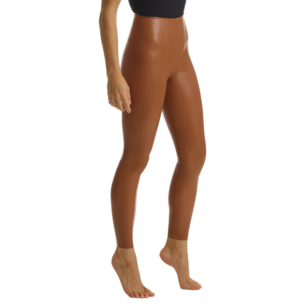 Commando Faux Leather Leggings in Brown